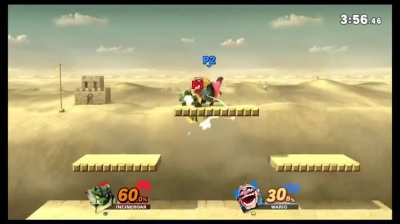Since you guys enjoyed the last one: here's a clip of Wario hiding a surprise for me