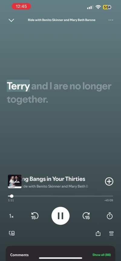 Benny and Terry have split after 9 years together 💔 😭