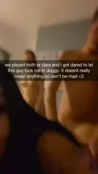 She had to do the dare, it's in the rules 🤷&zwj;♂️
