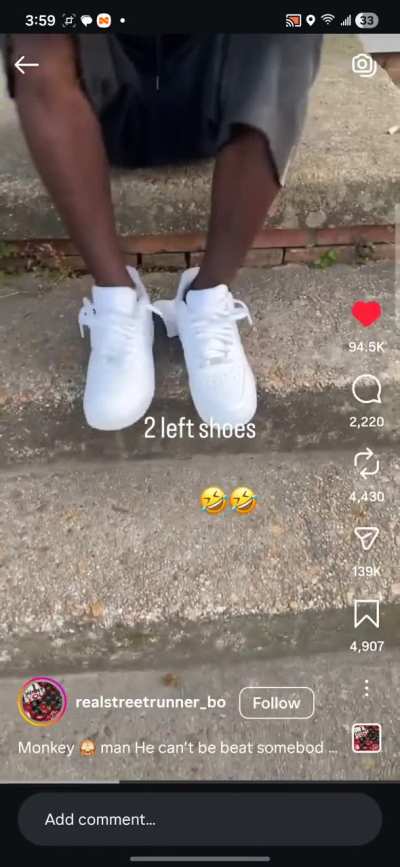 Punga Got New Shoes