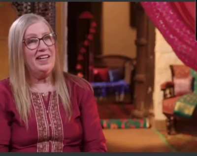Indian mom bonds with her son's middle-aged white wife.