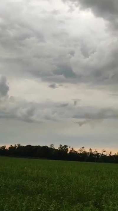 Ukrainian 9K33 Osa Air Defense System engaging a Russian target