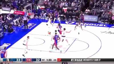 [Highlight] Jaden Ivey slices through the D and an acrobatic finish