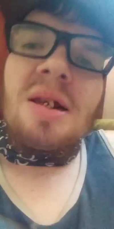 This tweaker is down bad