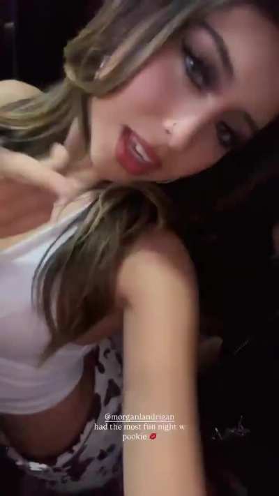 Morgan and friend