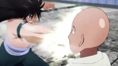 Standing here, Saitama realizes that Suiryu just like him, trying to make money.