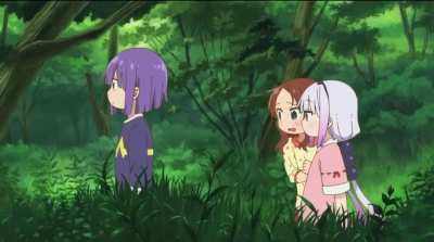 Elma vs forest [Miss Kobayashi's Dragon Maid 2nd Season]
