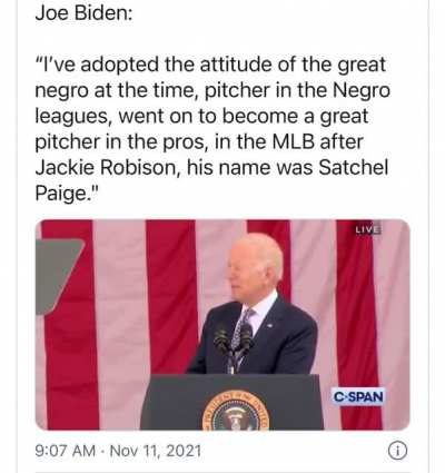 Is he still living in the 50’s? This is so hard to watch.