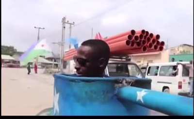 Somalian homemade &ldquo;tank&rdquo;