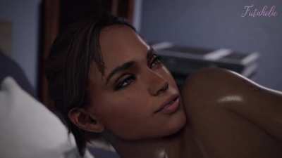 Sheva and Futa Rebecca (Futaholic) [Resident Evil]