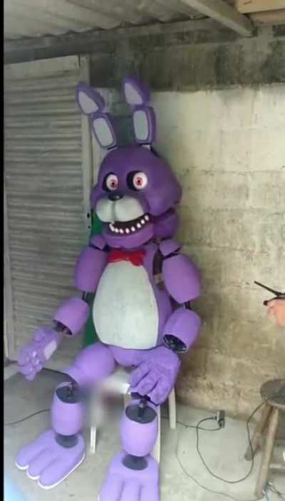 Brazilian specialist in robotics is creating animatronics robots based on the series "five night at freddies"