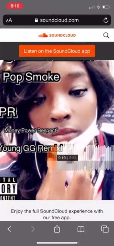I found this on SoundCloud... don&rsquo;t show this to pop smoke