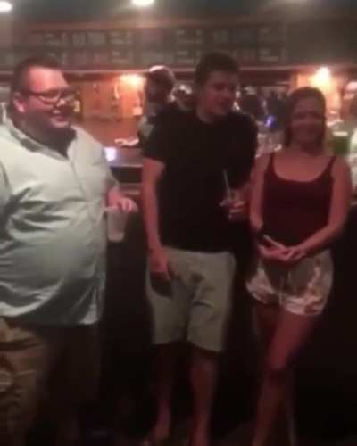 HMC while running into a man who has watched kung fu panda a few too many times