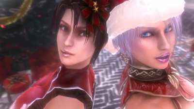 Taki &amp;amp; Ivy's Double Christmas Buttjob (noname55) [Soul Calibur]