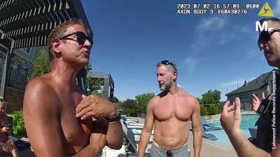 POOLSIDE KAREN | Newly released bodycam footage reveals the full racist rant: "I'm not usually racist at all. But I'll tell you what...they're trashy, they're nasty, and they don't belong here"