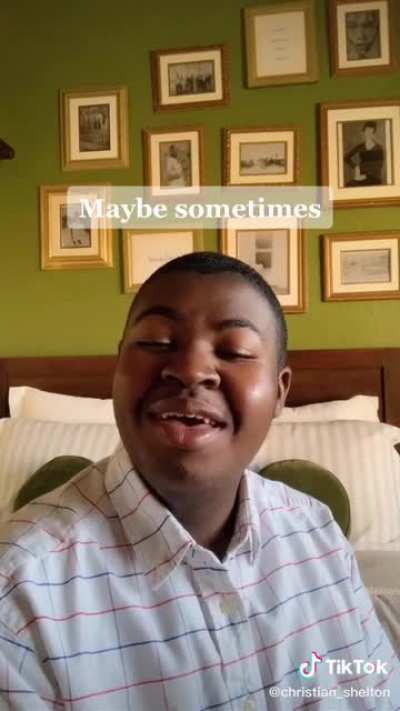 Guy with a beautiful voice