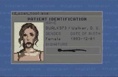 I&rsquo;m working on a dystopian insurance sim called 'Denied'. As you deny claims to meet your quota, the patients visually decay into featureless mannequins and their data gets less readable.