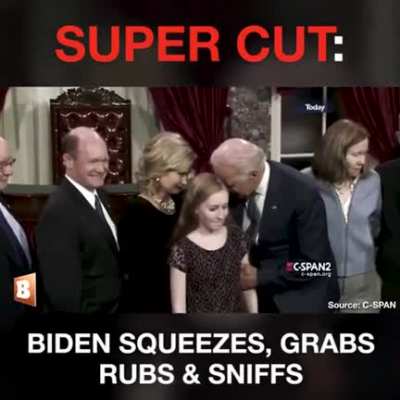 Why I&rsquo;m voting Biden Nov 3rd [cough] he&rsquo;s good with the kiddos and things and such [sluuurp]