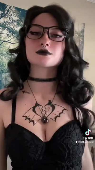 Goth with huge personality
