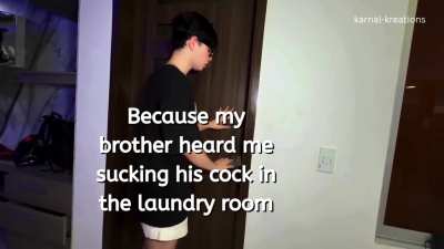 My 18 year old little brother walked in on me and my Grindr date (Taboo Gaycest Sissy Caption)