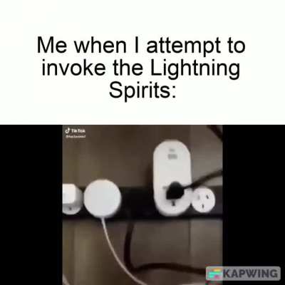 CALLING THE LIGHTNING SPIRITS AT 3 AM (GONE WRONG)