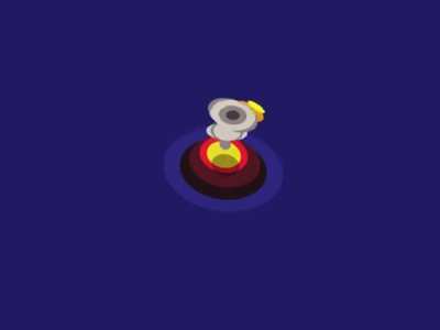 Mad Volcano Island - CSS single div