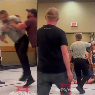 A father physically assaulted a referee during his son&rsquo;s match because his son was losing 