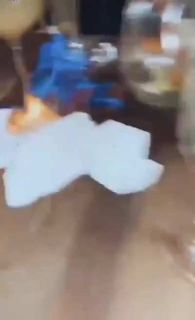 Flaming shot fail