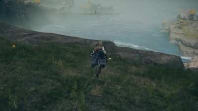 TIL you can check if a fall will kill you by attacking