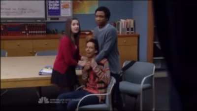 Abed is not in the mood today
