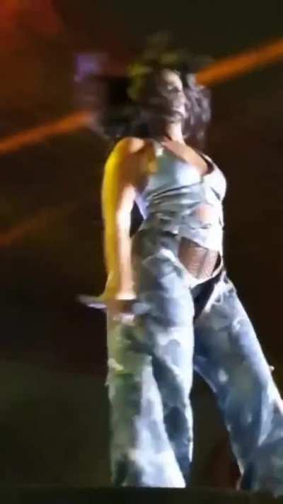 no palco