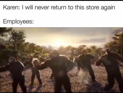 Finally,she is gone