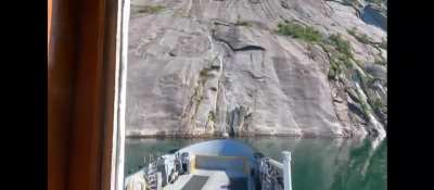 Ferry in Norway crashes on the rocks after captain fell asleep