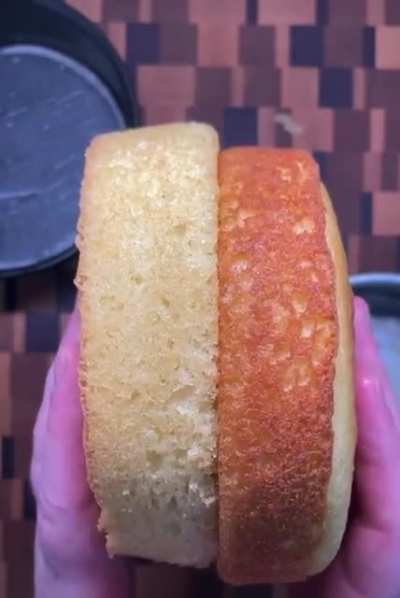 Baked goods baked in a light tray VS a dark tray