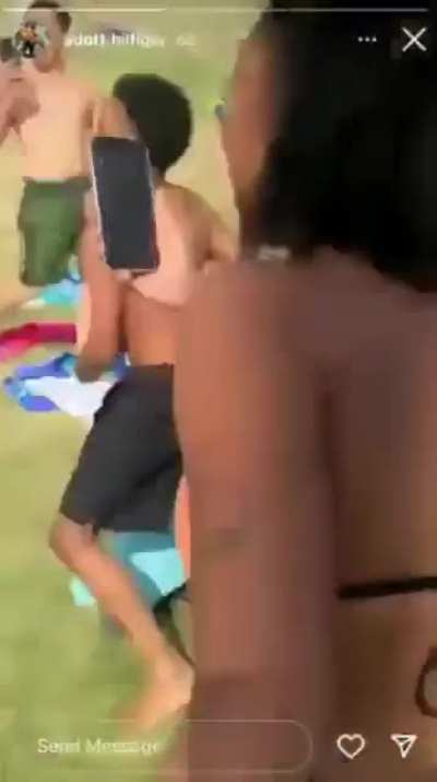 Pool brawl