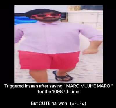 Triggered human is atleast cute&hellip;.fukra human is neither cute nor funny