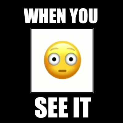 😳 😳 😳 OMG ITS THERE!!1!!1!!! 😳 😳 😳 😳