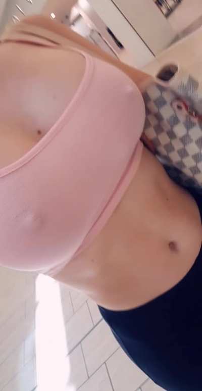 I like being tits on a stick in public
