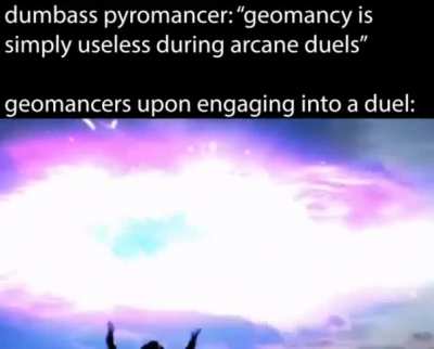 "Geomancy sucks" mfs finding out Bones are full of minerals: