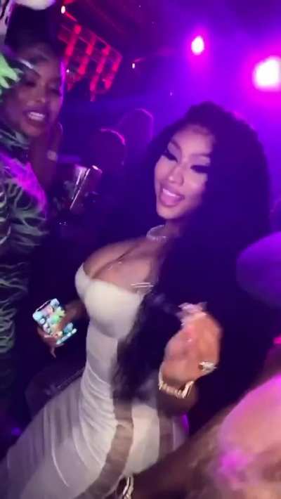 Nicki's huge titties