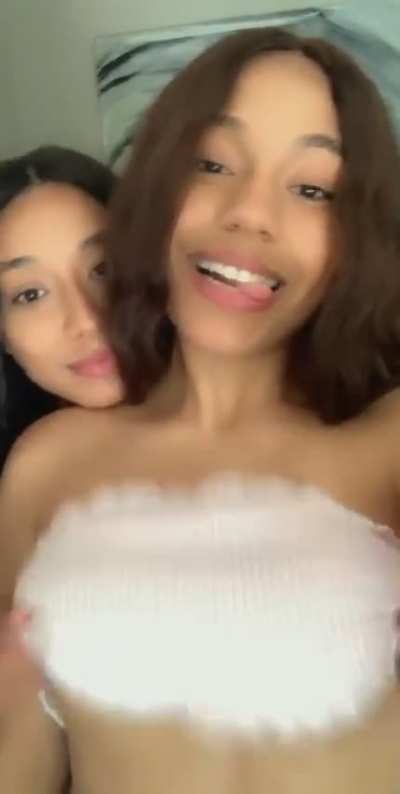 I love helping her drop these beautiful tits 😋 [OC]