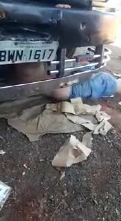 Being overweighted and repairing a truck’s bumper
