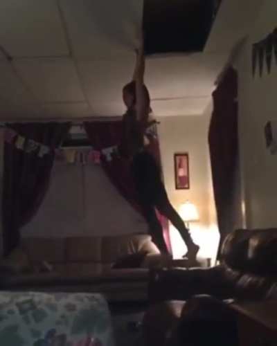 HMC while I do some crossfit off the ceiling.