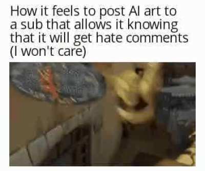 Let them cry and scream.