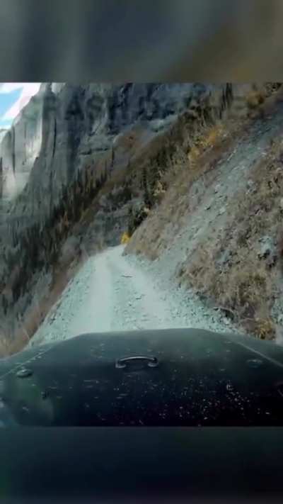 It seems that it is a dangerous road