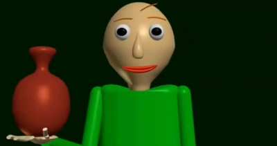 Baldi's New Vase.