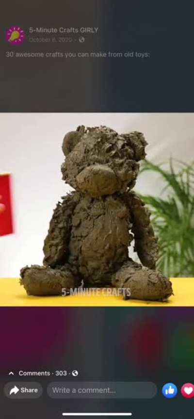 Poor teddy bear