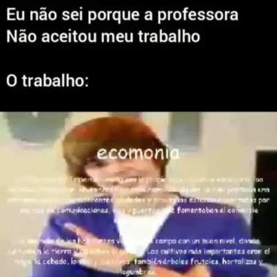 Pra mim o trabalho ta &oacute;timo