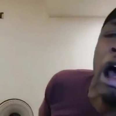 What did he think was gonna happen? AND DID HE SWALLOW IT!?