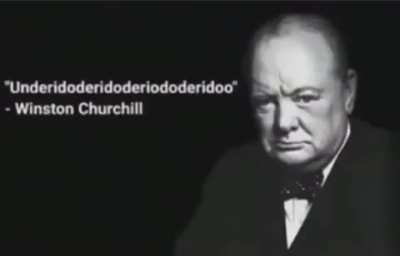 Winston Churchill&rsquo;s famous speech